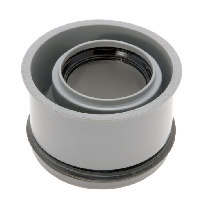 PP inzetverloopring in buis 90 mm x 50 mm