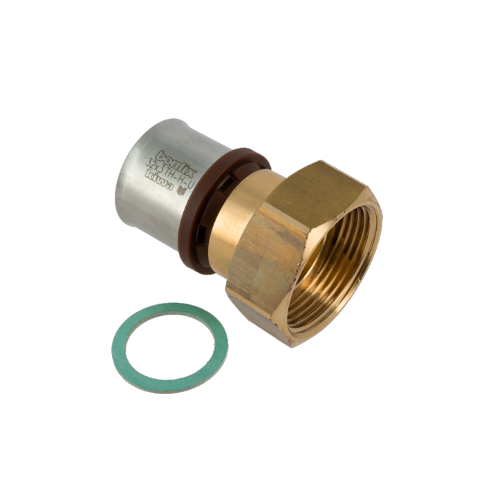 Bonfix Alu-pers 2-delige perskoppeling 32 mm x 1 1/4" binnendraad