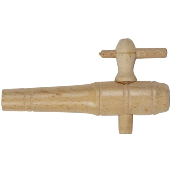 Houten Regenton Kraan