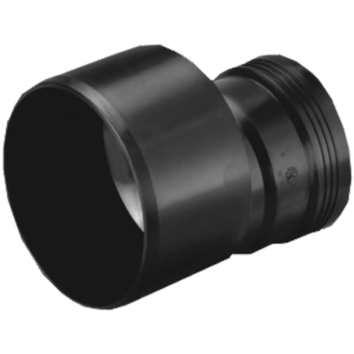 PP verloopstuk 1 x manchet / spie 90 mm x 75 mm