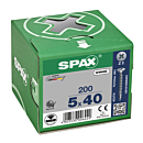 Spax spaanplaatschroeven PZ2 verzinkt 5 x 40 mm voldraad 200 stuks thumbnail