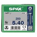 Spax spaanplaatschroeven PZ2 verzinkt 5 x 40 mm voldraad 200 stuks thumbnail