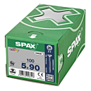 Spax spaanplaatschroeven PZ2 verzinkt 5 x 90 mm voldraad 100 stuks thumbnail
