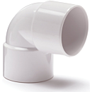 PVC bocht 90° wit 2x lijm 32 mm thumbnail