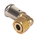 Henco overgangsknie pers 32 mm x vlakdichte wartel 1" thumbnail