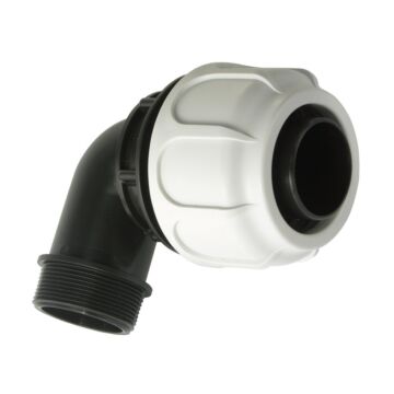 BD Fast zuigslangkoppeling knie buitendraad