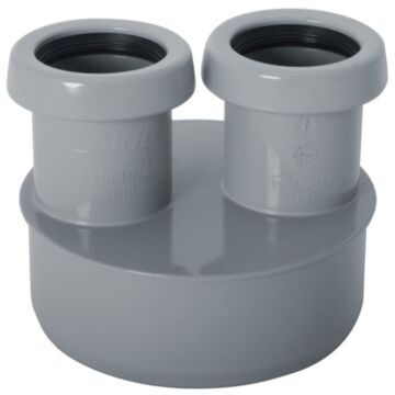 Airfit pp inzet-verloopring grijs 110 x 40 x 40 mm