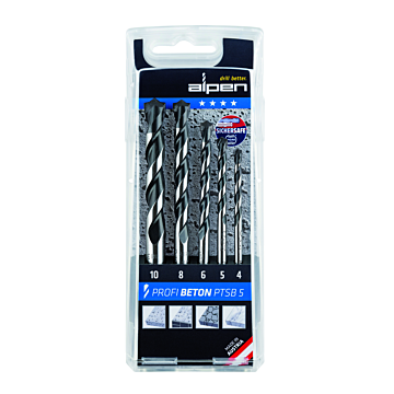 Alpen betonborenset Profi Beton 5-delig