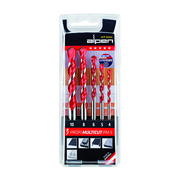 Alpen universele borenset Profi Multicut 5-delig