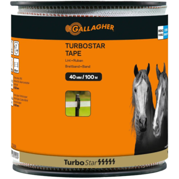 Gallagher TurboStar lint 40mm wit 100 meter