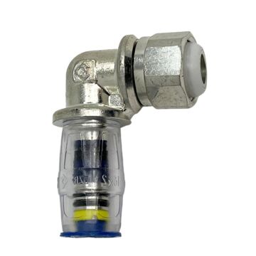 Ke Kelit Pushfit messing knie 90° 16 mm x 1/2'' binnendraad voor inbouwreservoir