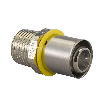 Uponor MLC-G gas perskoppeling buitendraad 25 mm x ¾"